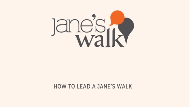 How to Lead a Jane’s Walk