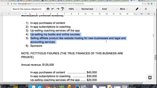 Module 25: Revenue Streams Section of the Business Plan - Video Thumbnail
