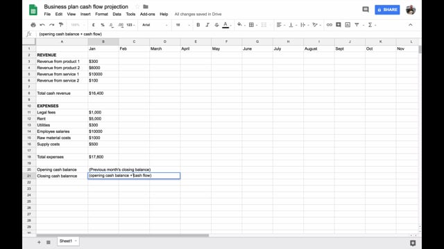 Module 33: Cash Flow Projection - Video Thumbnail