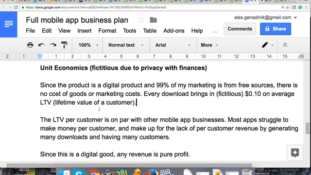 Module 39: Unit Economics Example - Video Thumbnail
