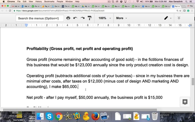 Module 42: Entering Profit Calculations on Your Business Plan - Video Thumbnail