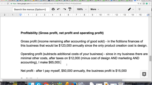 Module 42: Entering Profit Calculations on Your Business Plan - Video Thumbnail