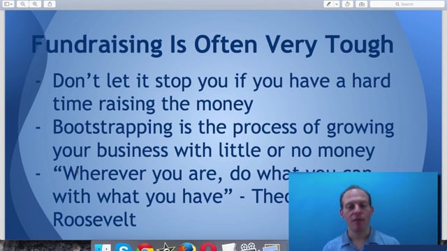 Module 38: Bootstrapping Your Business - Video Thumbnail