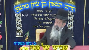 שביעי של פסח קמב שמיני תשעח