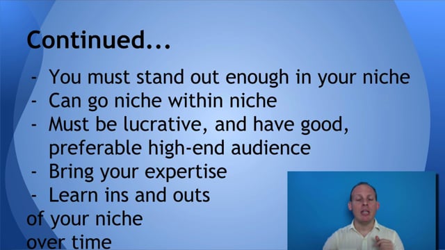 Module 04: Why Choosing a Niche is Important - Video Thumbnail
