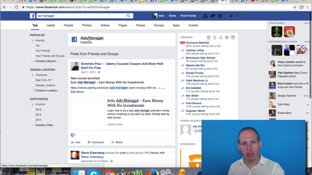 Module 44: How to Get to Facebook Ad Dashboard - Video Thumbnail