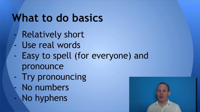 Module 80: How to Choose a Domain Name - Video Thumbnail