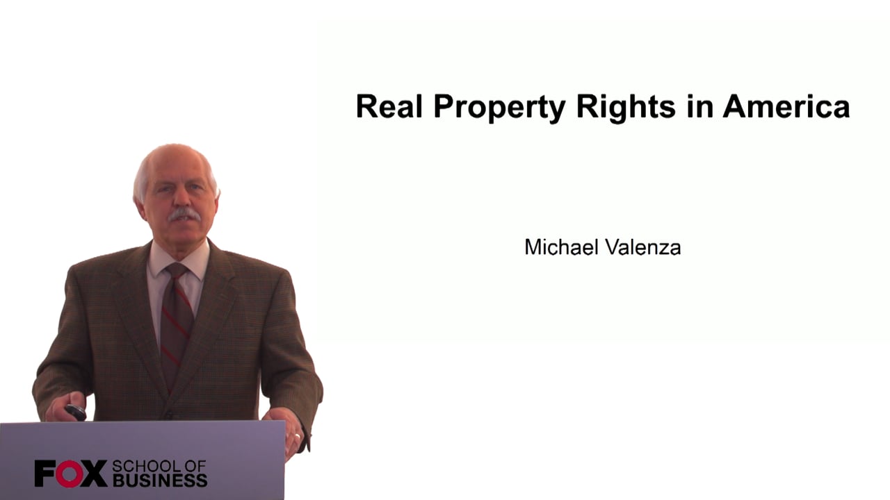 Real Property Rights in America