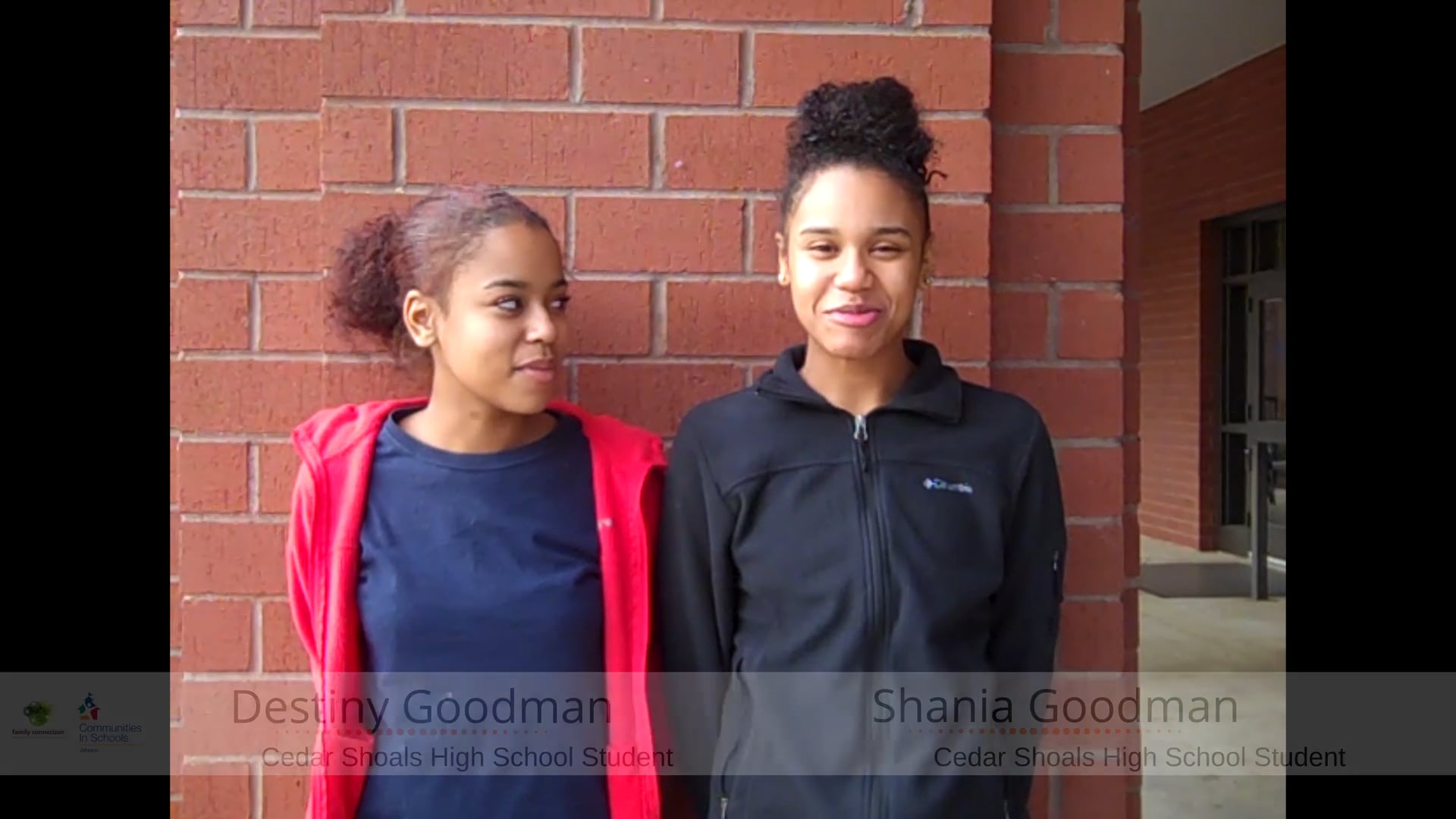 Students: Destiny and Shania Goodman, Cedar Shoals High School