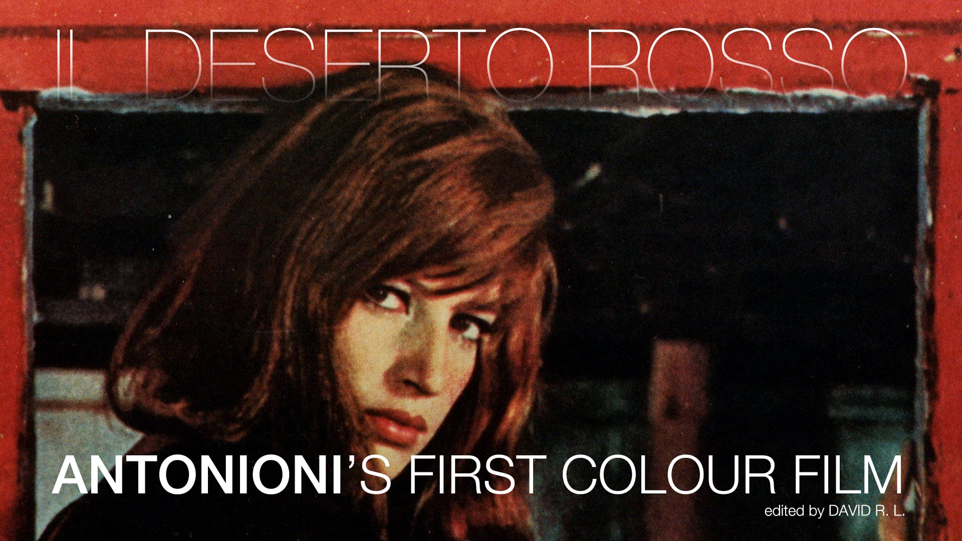 Poster Cinéma DESERTO ROSSO 40x60cm - Affiche HQ, Papier, Neuf, Marque PostersAndCo