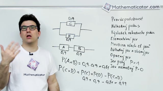 36. Pravděpodobnost - Příklad na elektrické obvody