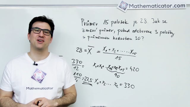 56. Statistika - Procvičení - Příklad 1