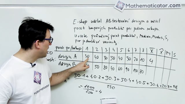 58. Statistika - Procvičení - Příklad 3