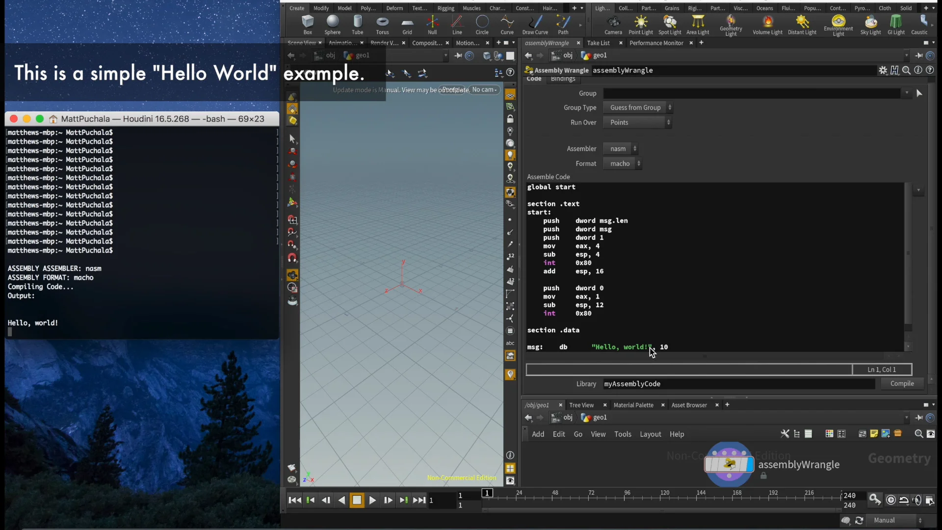 Houdini mac os