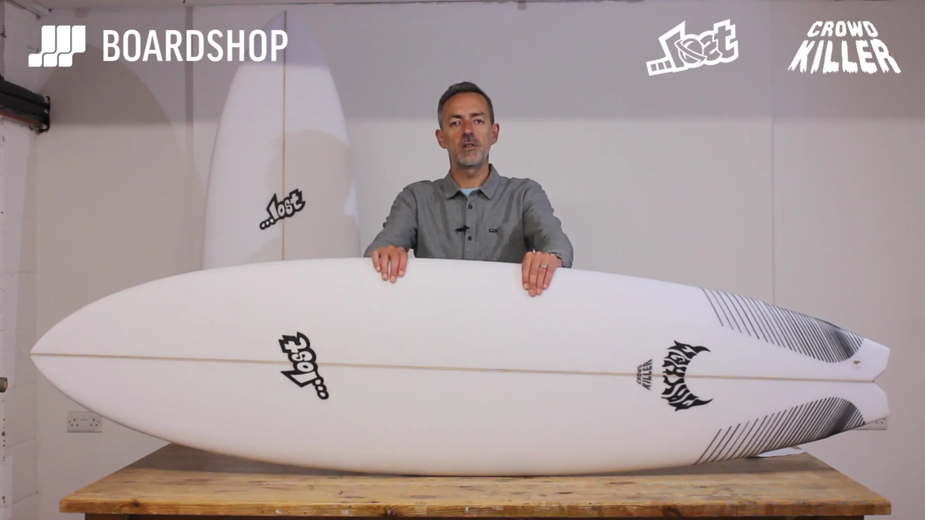 Lost crowd deals killer surfboard