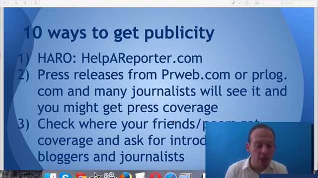 Module 19: 10 Ways to Get Press Coverage - Video Thumbnail