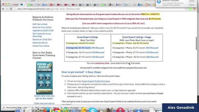 Module 20: A Service from RadioGuestList.com to Get You Publicity - Video Thumbnail