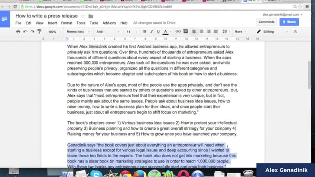 Module 25: How to Write a Press Release - 2 - Video Thumbnail