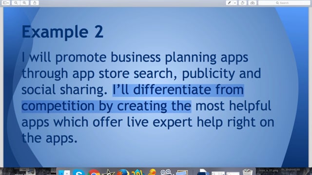 Module 02: Two Sentence Marketing Plan Example - Video Thumbnail