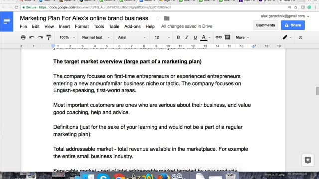 Module 44: The Target Market - Video Thumbnail