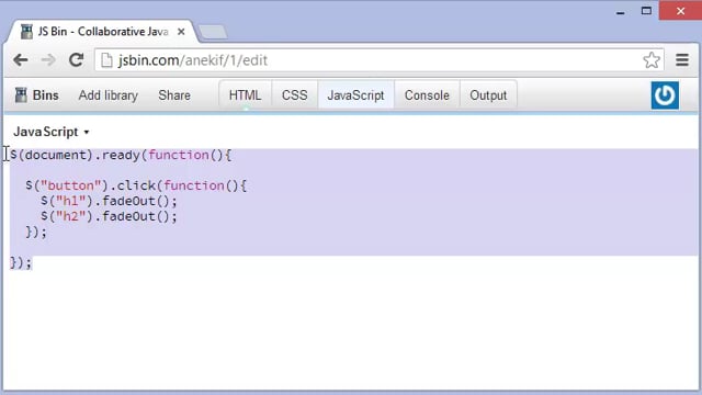 Module 07: Explaining the jQuery Syntax - Video Thumbnail