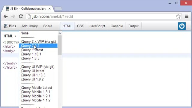 Module 03: jQuery Library File - Video Thumbnail