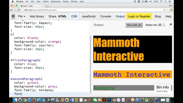 Module 05: Adding in IDs to the CSS - Video Thumbnail