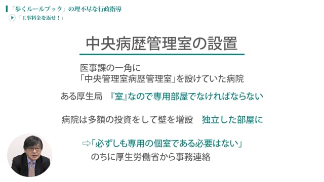 [case:03 #4] 理不尽な行政指導「工事料金を返せ！」（病院経営ケーススタディー ）