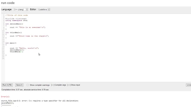 Module 08: More on Calling Functions - Video Thumbnail