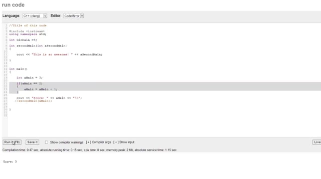 Module 17: If Statements - Video Thumbnail