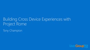 Building Cross Device Experiences with Project Rome