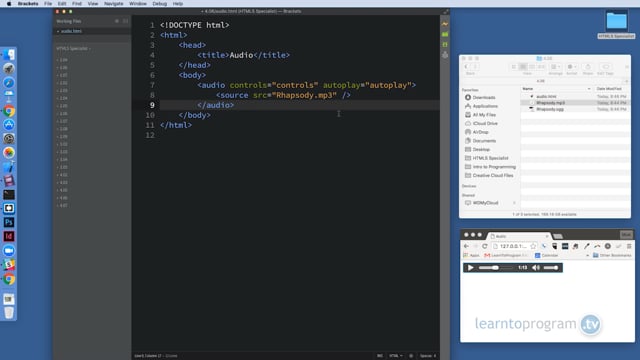 Module 27: Adding Audio - Video Thumbnail