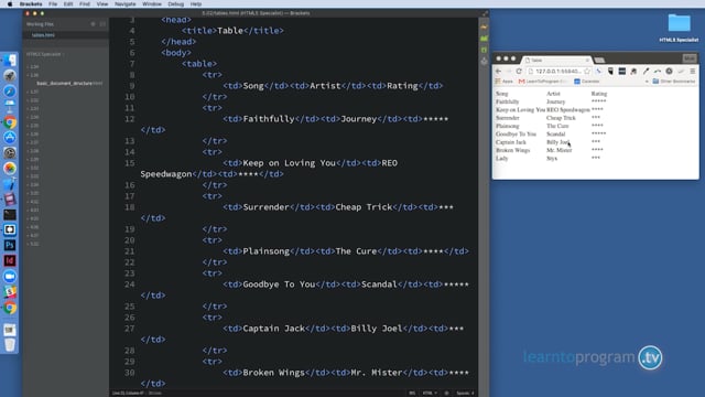 Module 31: Table Borders - To Organise Data - Video Thumbnail