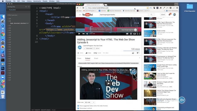 Module 35: Embedding a Video/Document Using iFrame - Video Thumbnail