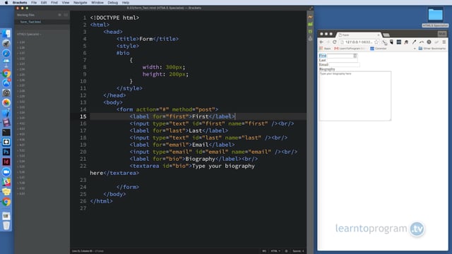 Module 39: Obtaining User Information on Form - Video Thumbnail