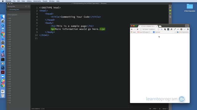 Module 48: Comment Your Code - Video Thumbnail