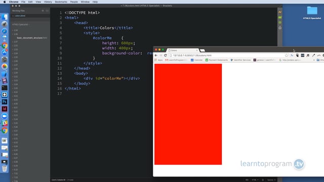Module 52: How to Apply Colour - Video Thumbnail