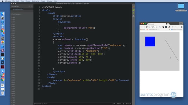 Module 54: The Canvas API - Drawing - Video Thumbnail