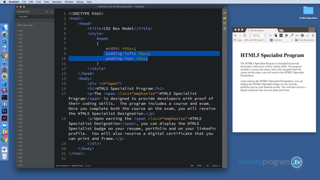 Module 59: Understanding the Box Model in CSS - Video Thumbnail