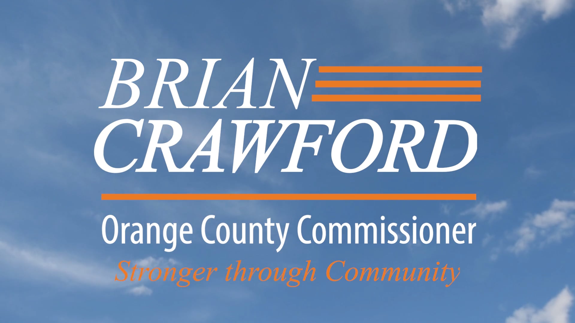 Brian Crawford Campaign Video