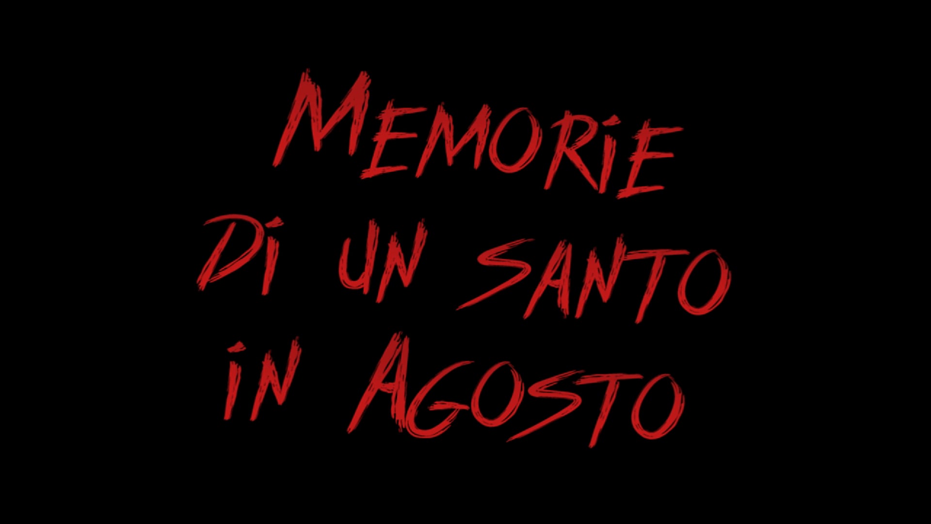 "Memorie di un Santo in Agosto" - Trailer