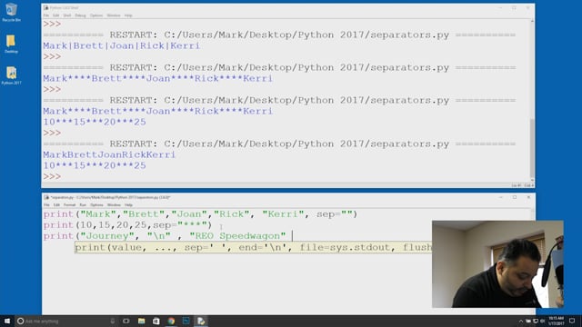 Module 07: Separators and New Lines - Video Thumbnail