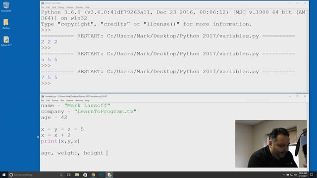 Module 09: Variable Assignment - Video Thumbnail