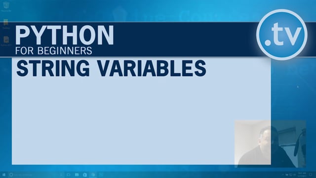 Module 11: String Variables - Video Thumbnail