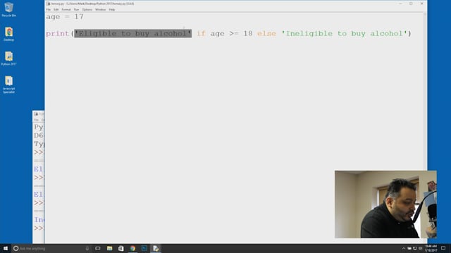 Module 23: Ternary Operator - Video Thumbnail