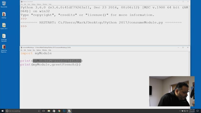 Module 54: Creating & Consuming Python Modules - Video Thumbnail