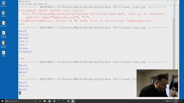 Module 57: Reading an External Text File - Video Thumbnail
