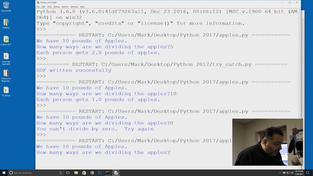 Module 60: Handling Exceptions - Video Thumbnail