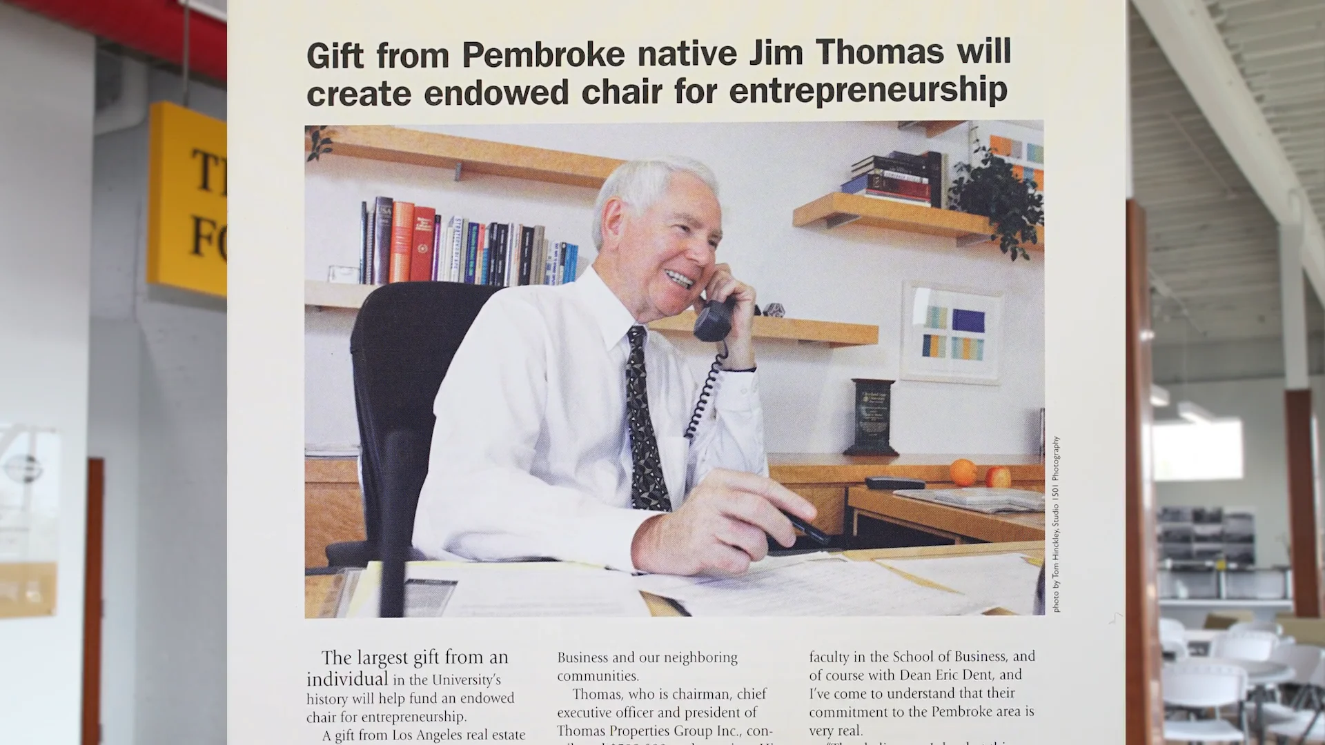 Jim Thomas Video Bio 2018, for the UNCP Entrepreneurship Incubator and ...
