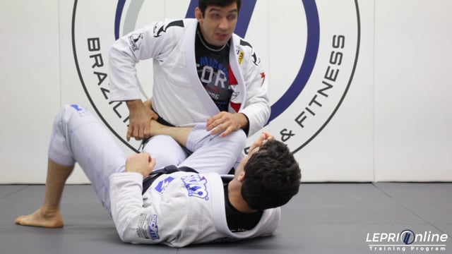 Open Guard Pass to Side Control by Inverting Opponent